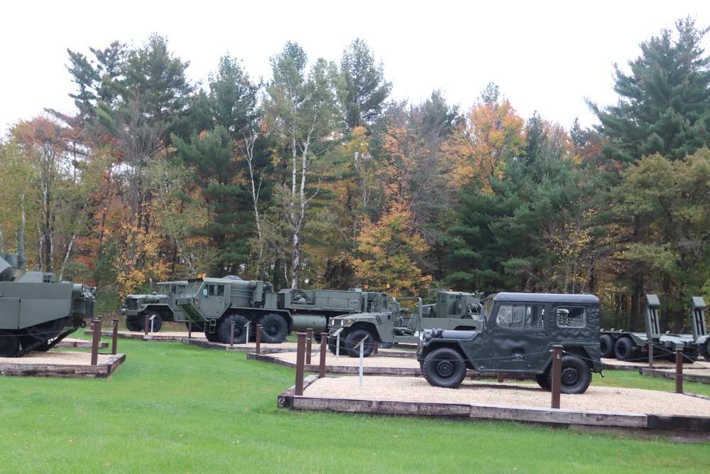 Fall 2021 scenes at Fort McCoy's Equipment Park