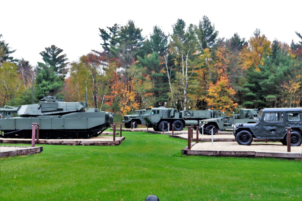 Fall 2021 scenes at Fort McCoy's Equipment Park