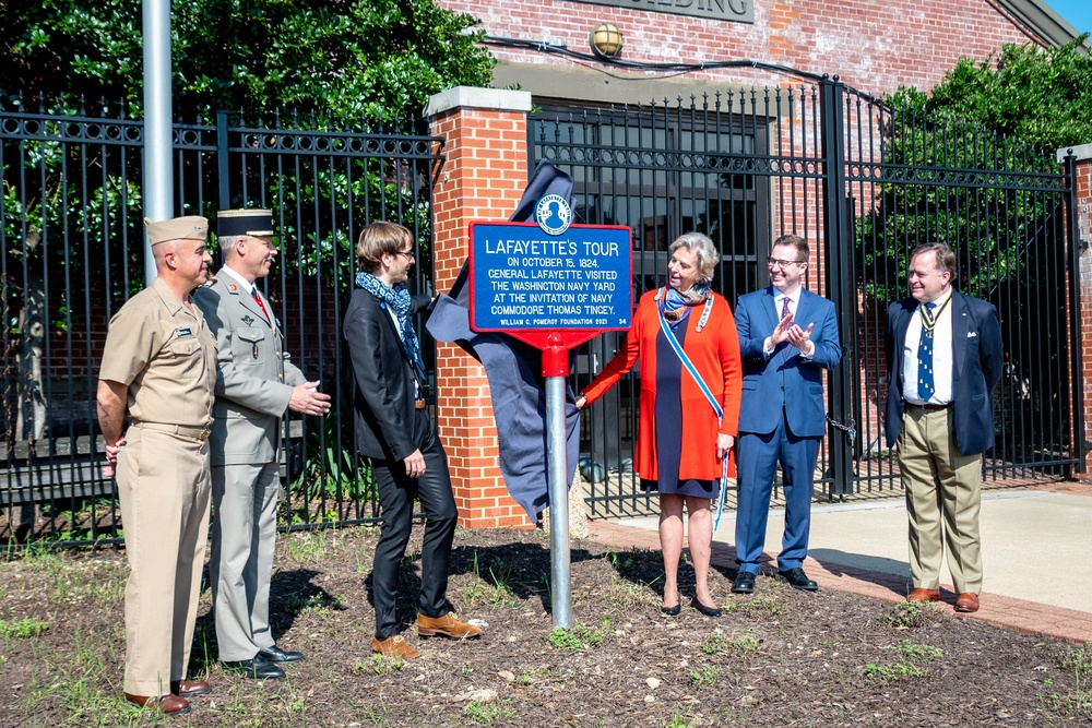 Lafayette Trail Marker Dedication Ceremony