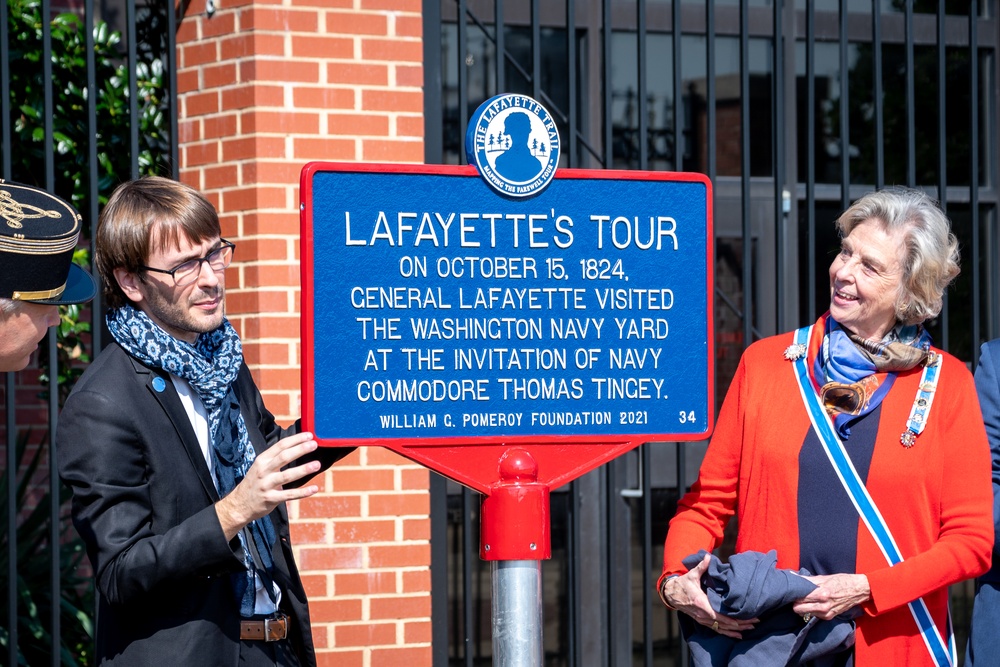 Lafayette Trail Marker Dedication Ceremony