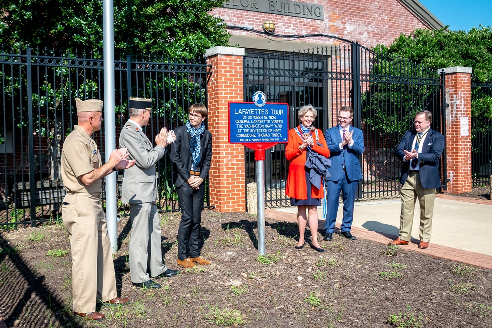 Lafayette Trail Marker Dedication Ceremony