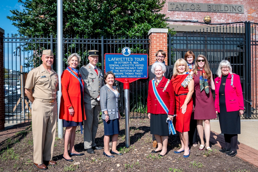 Lafayette Trail Marker Dedication Ceremony