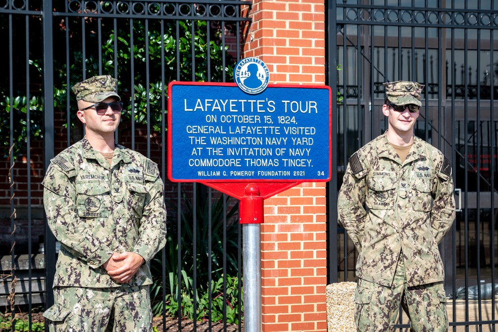 Lafayette Trail Marker Dedication Ceremony