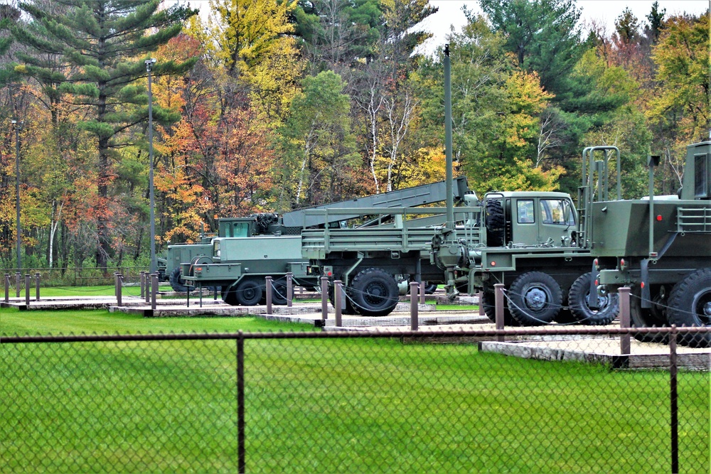 Fall 2021 scenes at Fort McCoy's Equipment Park