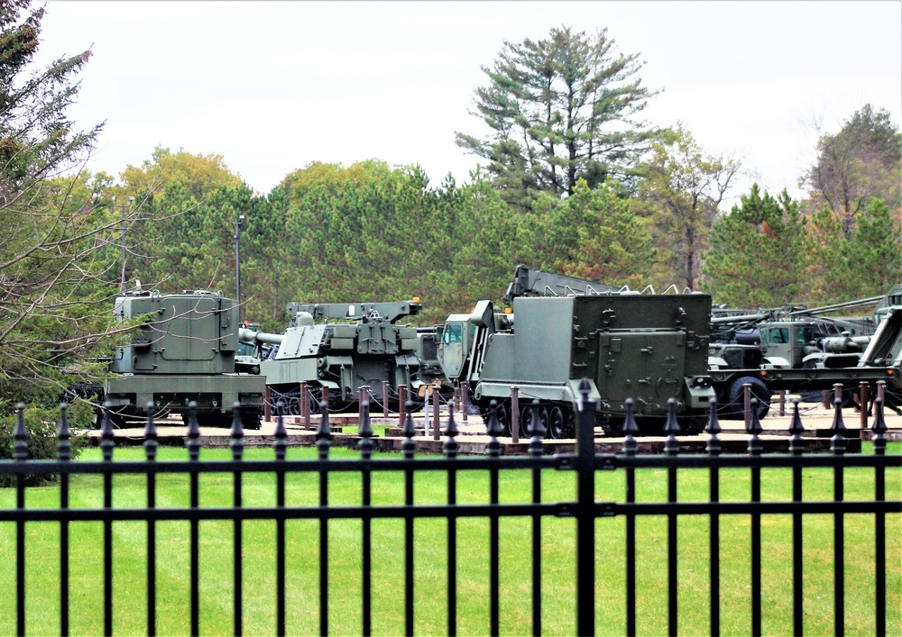 Fall 2021 scenes at Fort McCoy's Equipment Park