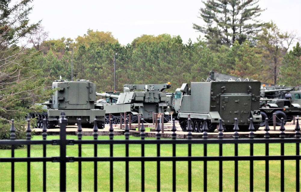 Fall 2021 scenes at Fort McCoy's Equipment Park