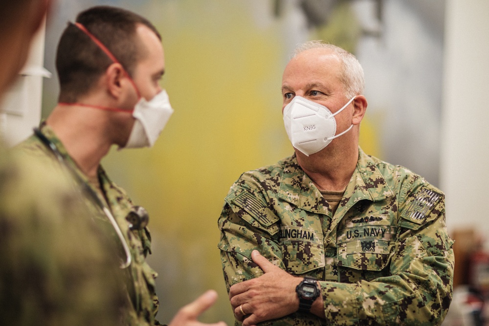 Surgeon General of the Navy Visits Fort Pickett
