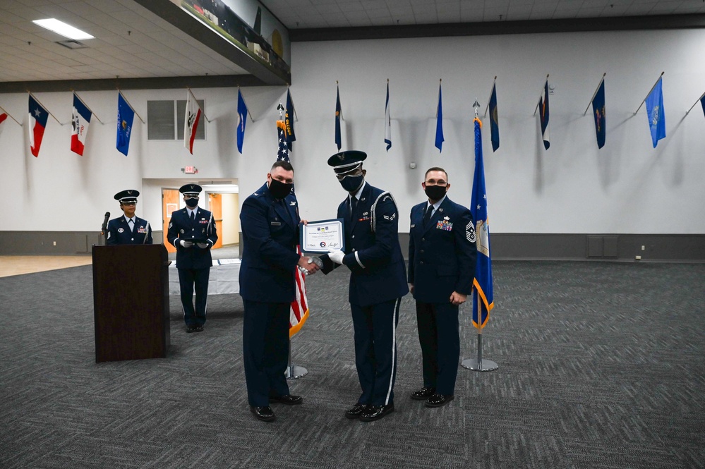 Striker Nation celebrates honor guard graduates