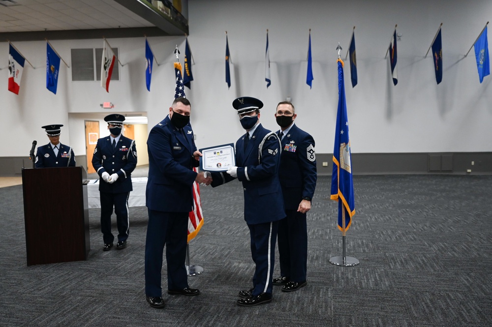 Striker Nation celebrates honor guard graduates