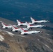Thunderbirds fly over Mt. Hood