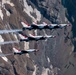 Thunderbirds fly over Mt. Hood