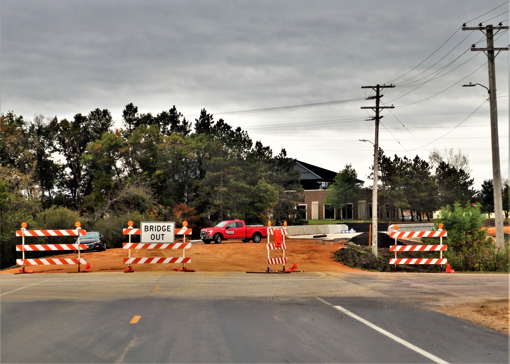 Construction of new bridge at Fort McCoy