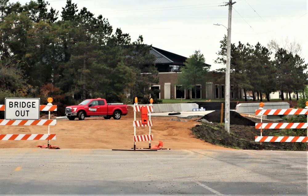 Construction of new bridge at Fort McCoy