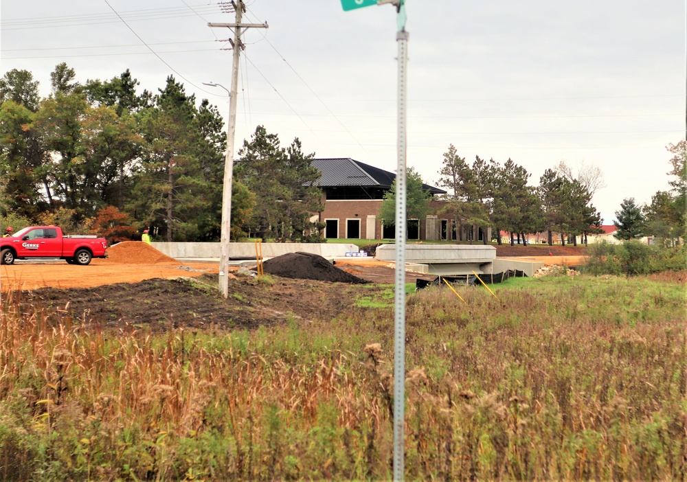 Construction of new bridge at Fort McCoy