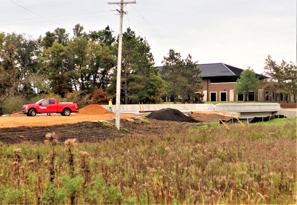 New bridge construction at Fort McCoy