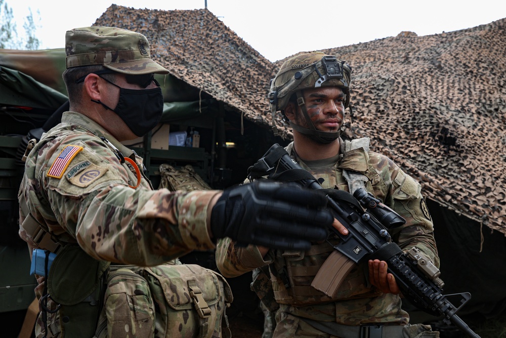 U.S. Army 3-7 Field Artillery exercise during JPMRC 22-01