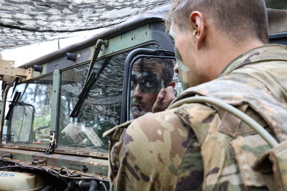 U.S. Army 3-7 Field Artillery exercise during JPMRC 22-01