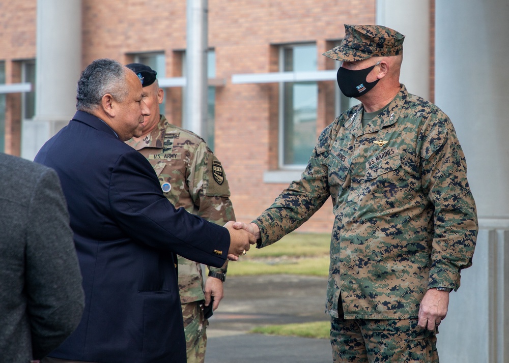 SECNAV Visits MARFORK