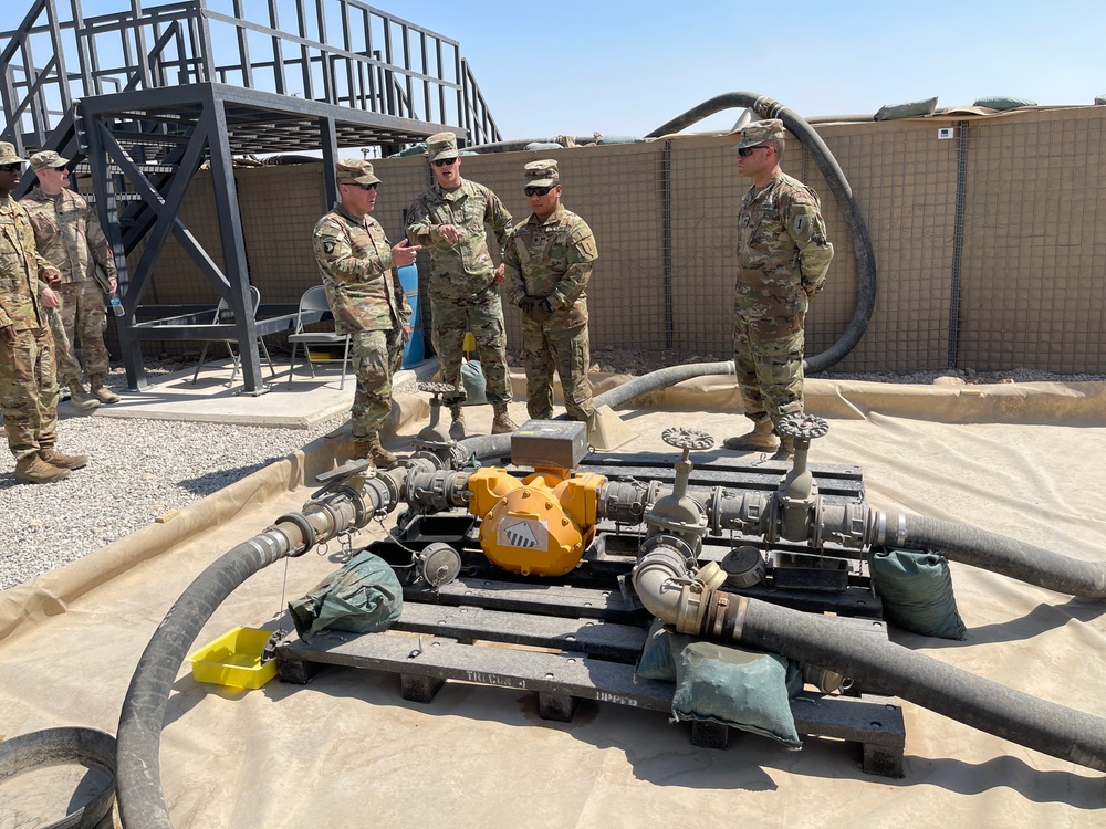 401st AFSB command group completes battlefield circulation in Iraq