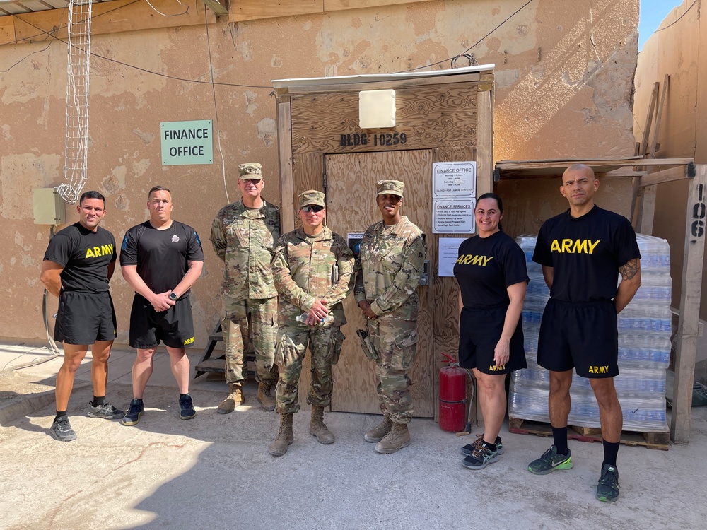 401st AFSB command group completes battlefield circulation in Iraq