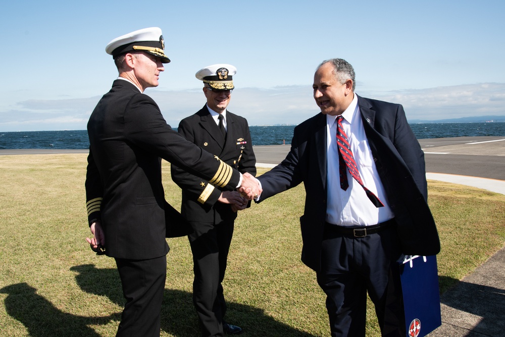 Secretary of the Navy Departs CFAY