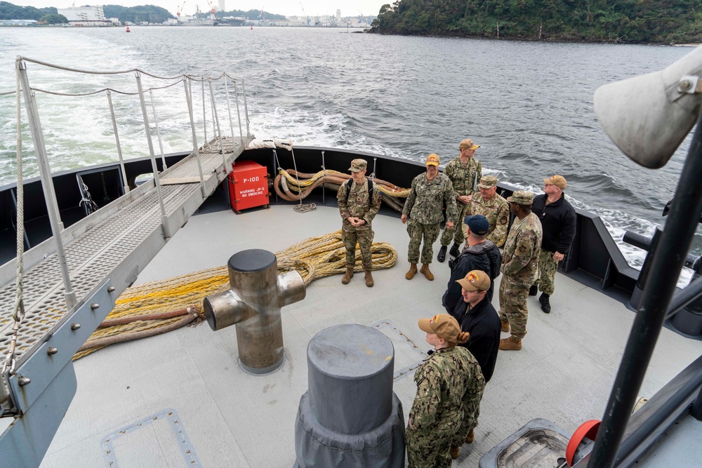 USFJ Officials Take Tour of Commander, Fleet Activities Yokosuka