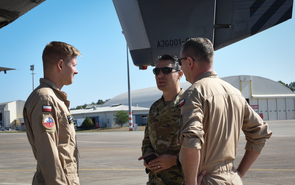 Incirlik wing leadership meets the Polish Military Contingent during immersion tour