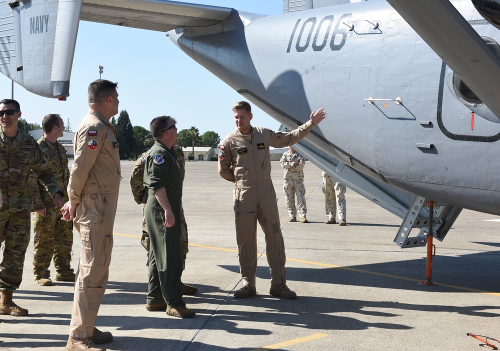 Incirlik wing leadership meets the Polish Military Contingent during immersion tour