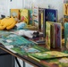 Task Force Pickett personnel read books to Afghan children