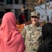 Task Force Eagle Personnel Interact with Afghan Guests