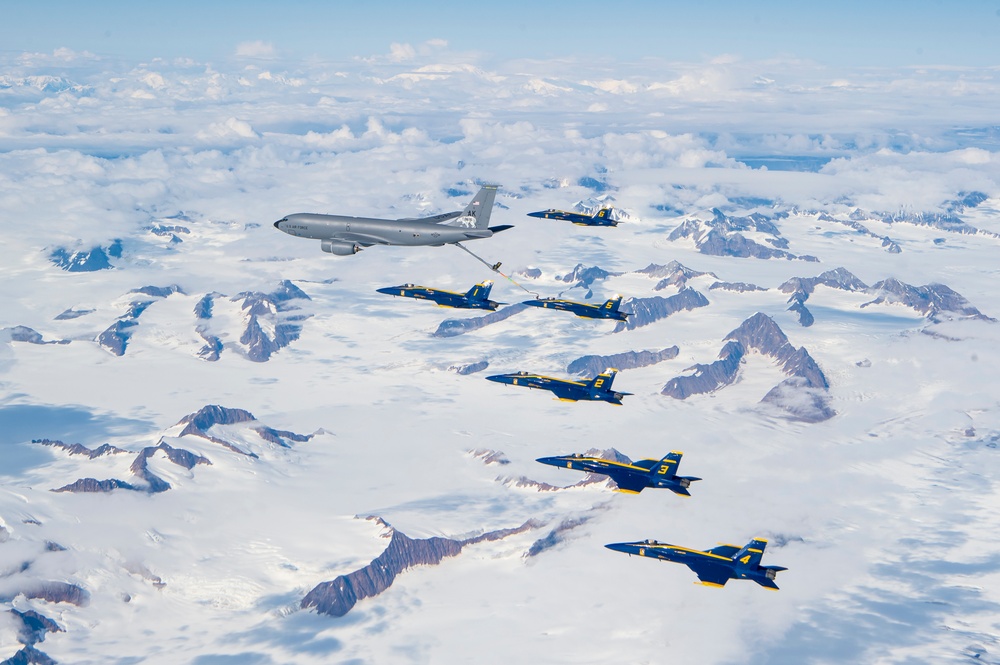 Blue Angels Navy Flight Demonstration Team – Denali, Alaska