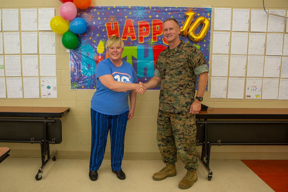 Heroes Elementary School 10th birthday celebration