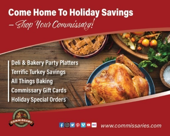 Commissaries offer November sales promotions to help customers prepare for their festive events