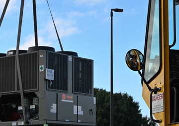 509th Civil Engineer HVAC Airmen execute chiller replacement