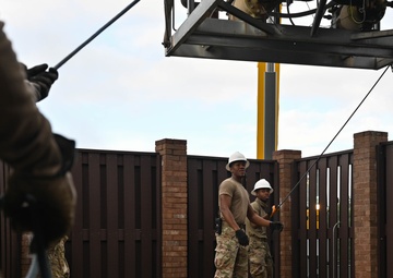 509th Civil Engineer HVAC Airmen execute chiller replacement