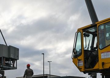 509th Civil Engineer HVAC Airmen execute chiller replacement