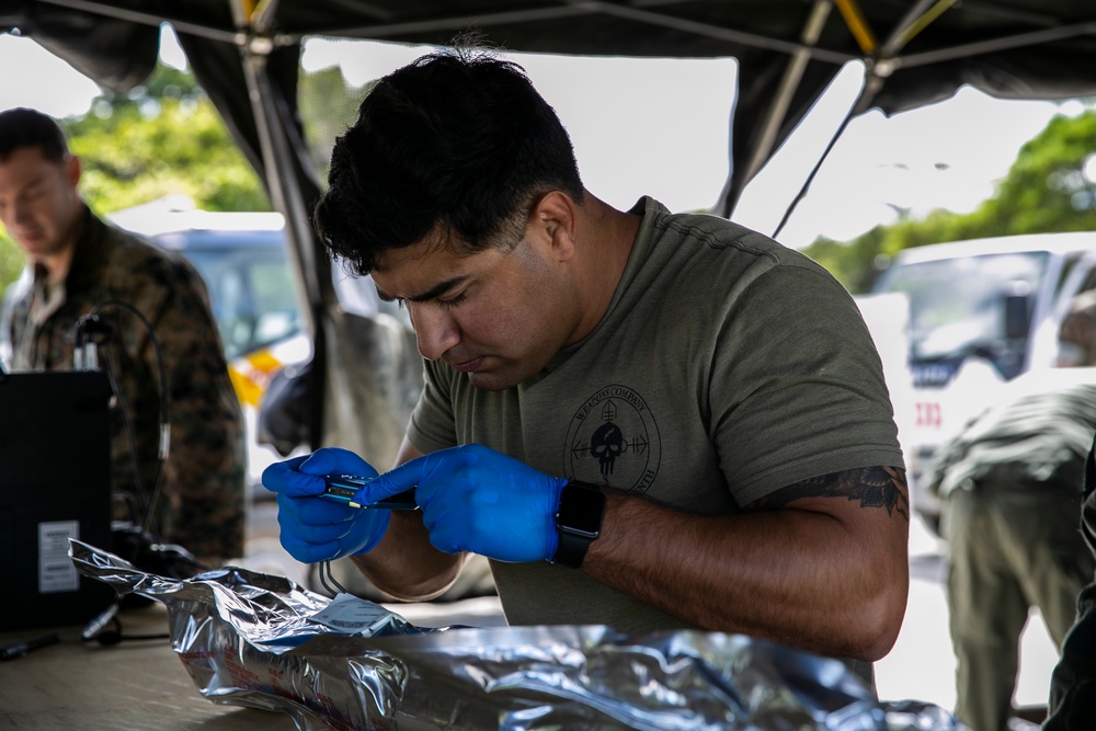 EOD Marines from across III MEF conduct joint ordnance exploitation range
