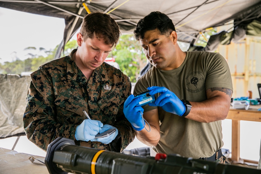 EOD Marines from across III MEF conduct joint ordnance exploitation range