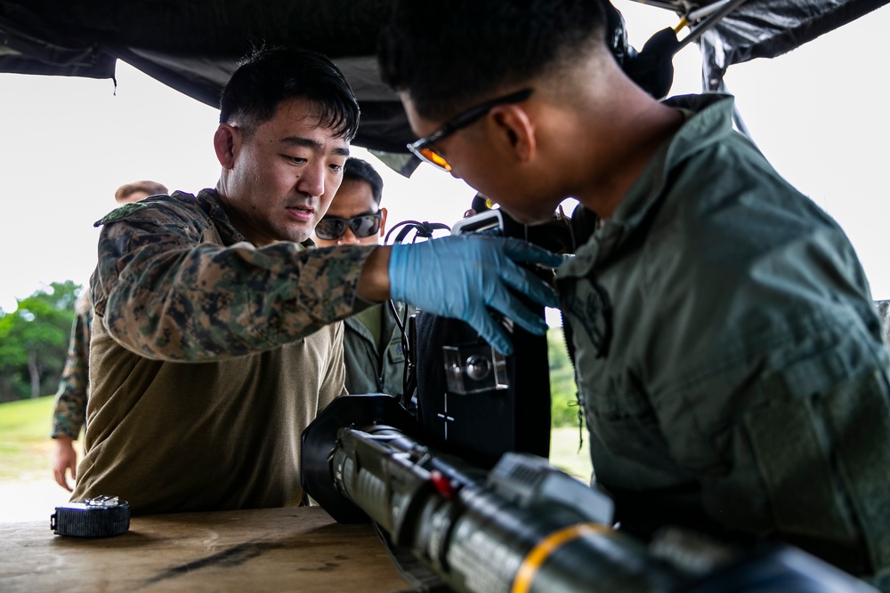 EOD Marines from across III MEF conduct joint ordnance exploitation range