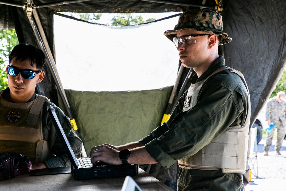 EOD Marines from across III MEF conduct joint ordnance exploitation range