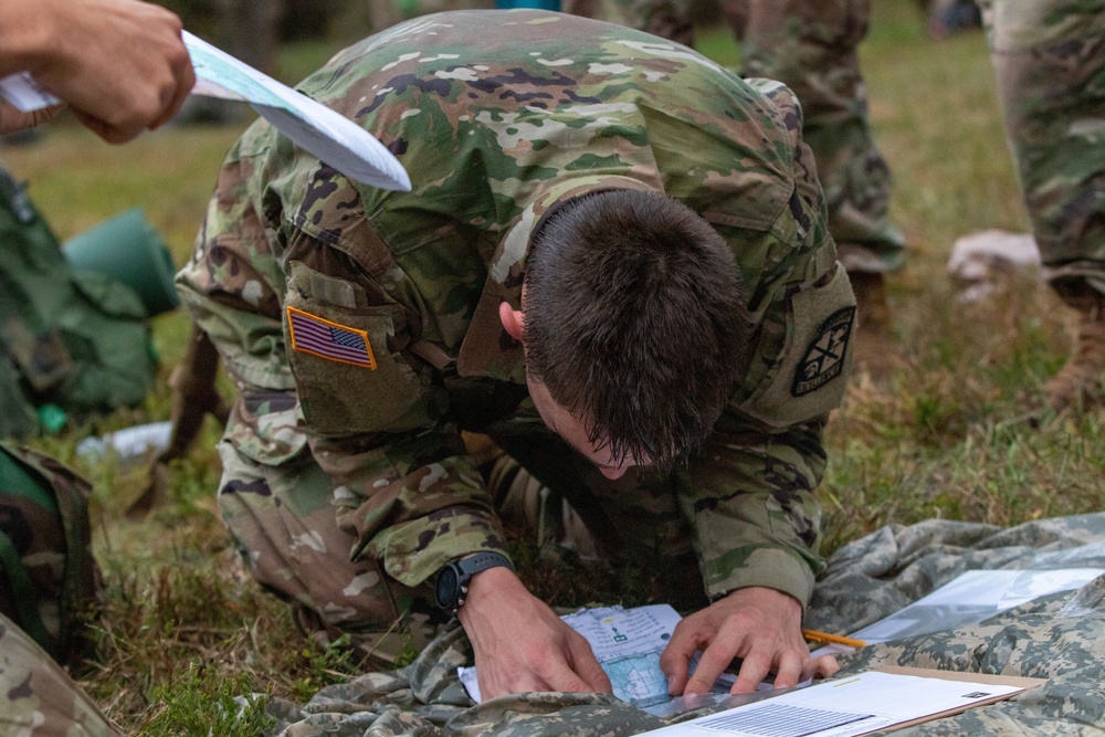2nd Brigade Army ROTC Ranger Challenge land navigation event