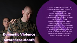 Photo by 1st Lt. Charlotte Dennis Domestic Violence Awareness Month