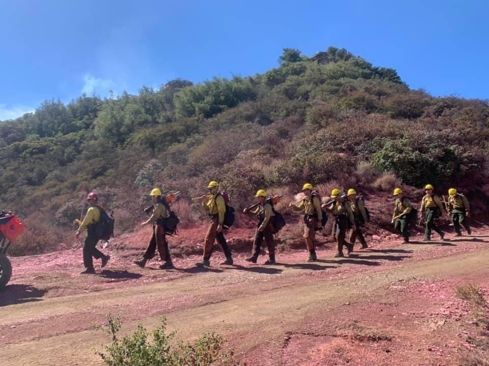 Vandenberg Fire Department aids during Alisal Fire