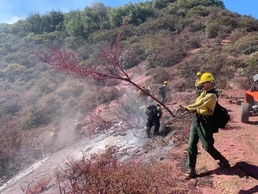 Vandenberg Fire Department aids during Alisal Fire