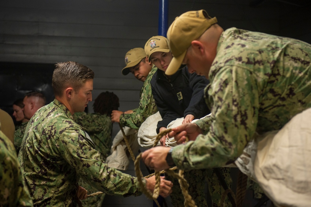 USS Constitution hosts Chief Petty Officer Heritage Weeks