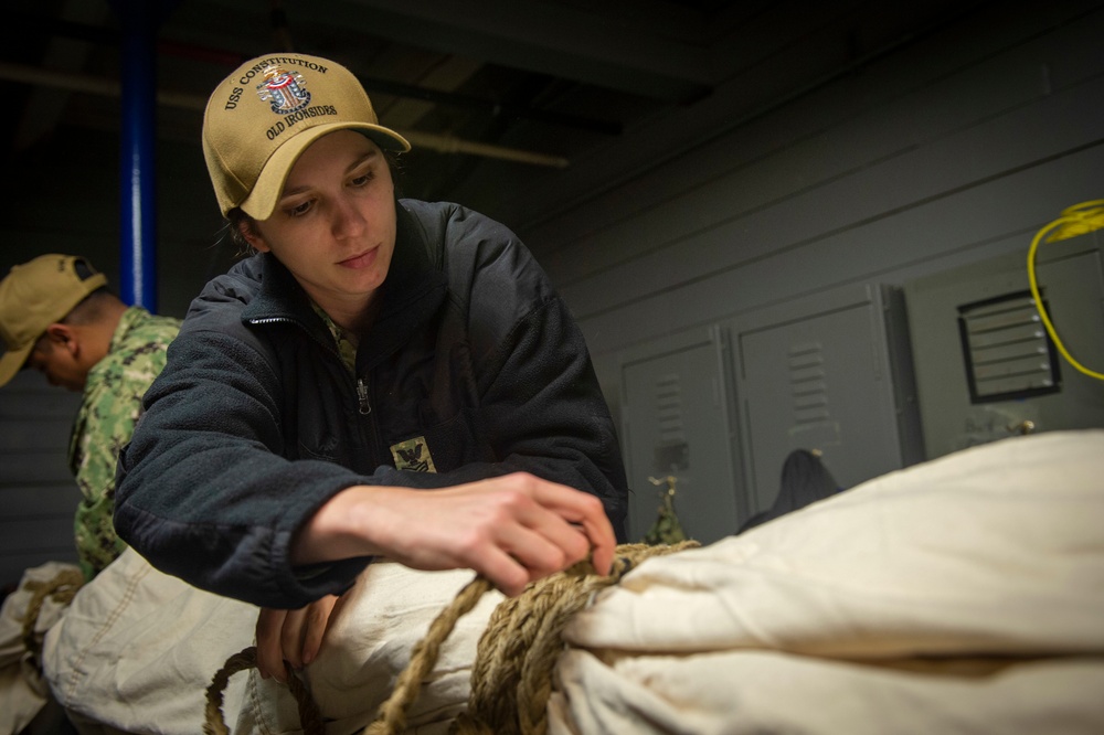 USS Constitution hosts Chief Petty Officer Heritage Weeks