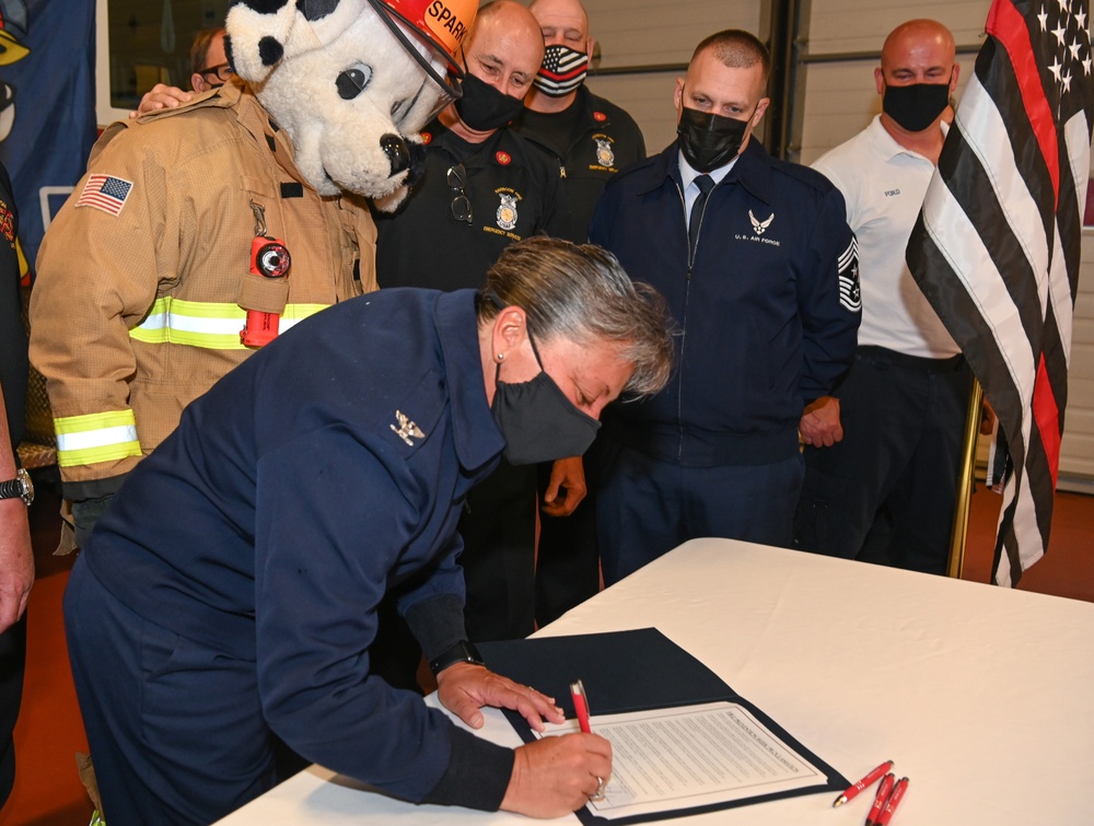 Fire Prevention Week proclamation signed
