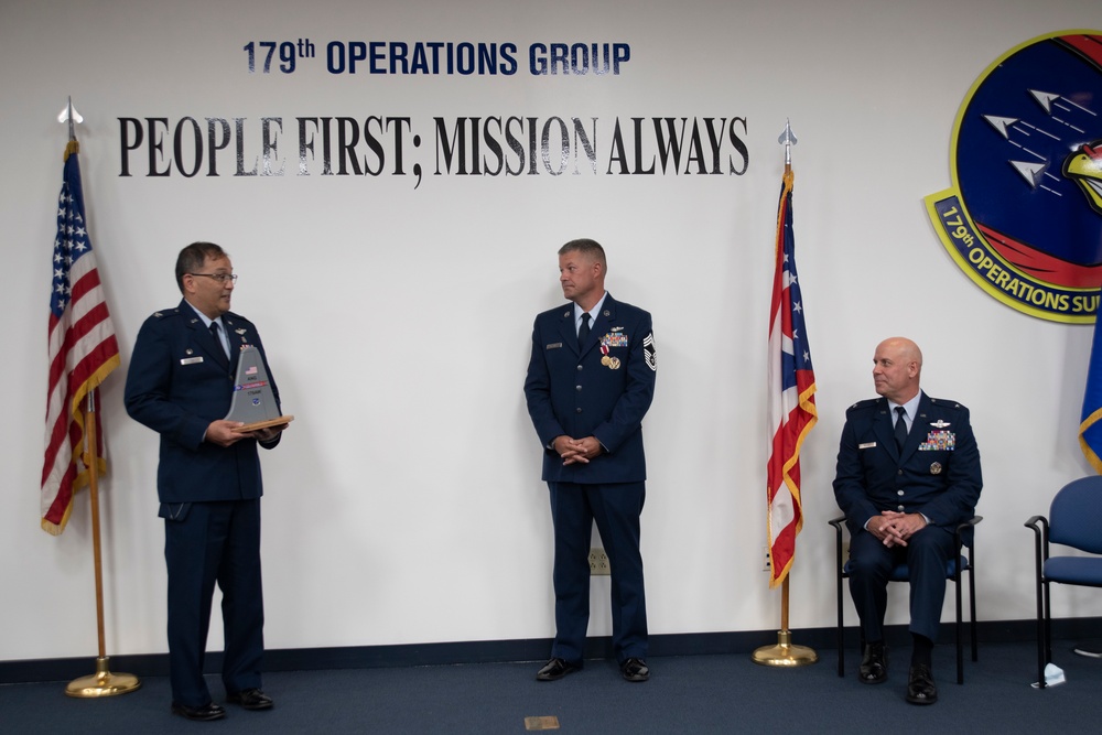 Chief Master Sgt. Josh Blakley retirement