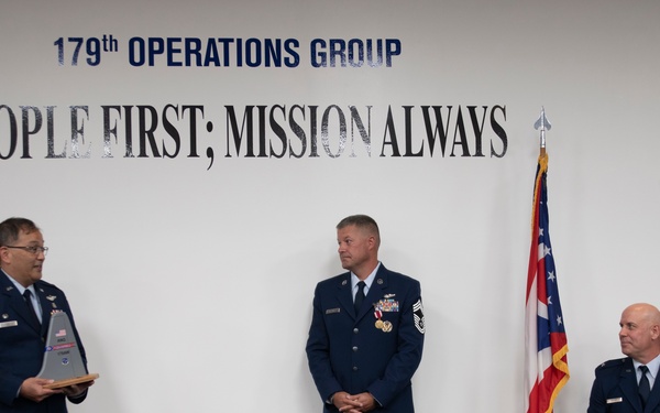 Chief Master Sgt. Josh Blakley retirement