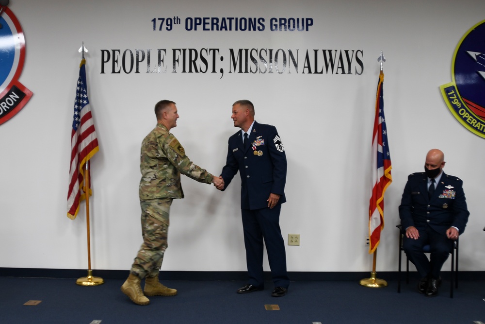 Chief Master Sgt. Josh Blakley retirement